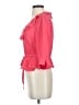 Topshop 100% Polyester Pink 3/4 Sleeve Blouse Size 6 - photo 5