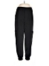 Zara Solid Black Cargo Pants Size L - photo 1