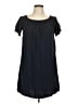 Old Navy Solid Black Casual Dress Size L - photo 1