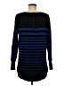 Caslon Stripes Black Blue Pullover Sweater Size M - photo 2