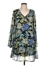 Everly 100% Polyester Floral Blue Cocktail Dress Size L - photo 1