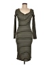 Derek Heart Stripes Black Casual Dress Size M - photo 1