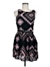 Topshop Graphic Black Cocktail Dress Size 8 - photo 1