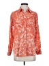 Anthropologie 100% Polyester Paisley Orange Long Sleeve Blouse Size XS - photo 1