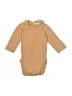 GRAY LABEL Solid Tan Long Sleeve Onesie Size 3-6 mo - photo 1