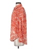 Anthropologie 100% Polyester Paisley Orange Long Sleeve Blouse Size XS - photo 5