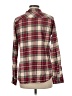 Assorted Brands 100% Cotton Plaid Burgundy Long Sleeve Button-Down Shirt Size M - photo 2