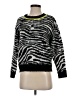 Love By Design 100% Acrylic Animal Print Black Pullover Sweater Size S - photo 1