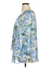 J by Joie 100% Polyester Blue 3/4 Sleeve Blouse Size 1X - photo 5