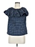 Hache Blue Short Sleeve Blouse Size EU 40 / US 10 - photo 1