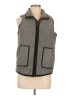 E2 Clothing 100% Cotton Houndstooth Tweed Gray Vest Size M - photo 1