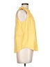 St. John's Bay Yellow Sleeveless Blouse Size L - photo 4