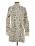 Evolution by Cyrus Animal Print Ivory Cardigan Size S - photo 2