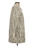Evolution by Cyrus Animal Print Ivory Cardigan Size S - photo 4