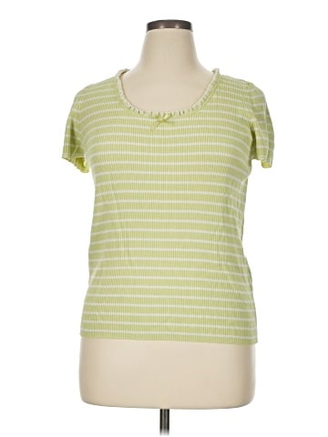 August Silk Short Sleeve Top (view 1)