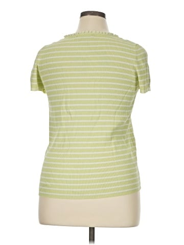 August Silk Short Sleeve Top (view 2)