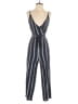 Rails 100% Rayon Stripes Blue Jumpsuit Size S - photo 1
