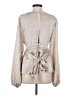 Unbranded Silver Long Sleeve Blouse Size S (estimated) - photo 2