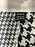 Shein 100% Polyester Houndstooth Black Long Sleeve Blouse Size 4 - photo 7