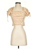 Shein Yellow Sleeveless Blouse Size 4 - photo 1