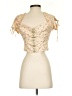 Shein Yellow Sleeveless Blouse Size 4 - photo 2