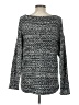 NY Collection Tweed Gray Pullover Sweater Size L - photo 2
