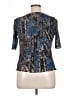 I.N. Studio 100% Polyester Blue Short Sleeve Blouse Size XL - photo 2