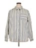 Assorted Brands Stripes Ivory Long Sleeve Blouse Size 2X - photo 1