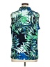 IMAN Tropical Green Sleeveless Blouse Size 1X - photo 2