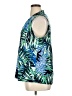 IMAN Tropical Green Sleeveless Blouse Size 1X - photo 5