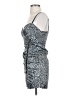 Guess Animal Print Silver Cocktail Dress Size 1 - photo 5