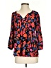 Mercer & Madison 100% Polyester Orange 3/4 Sleeve Blouse Size S - photo 1