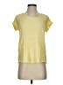 Democracy 100% Rayon Yellow Short Sleeve Top Size XS - photo 1