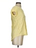 Democracy 100% Rayon Yellow Short Sleeve Top Size XS - photo 4