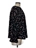 Banana Republic 100% Polyester Print Black Long Sleeve Blouse Size M - photo 4