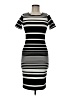 wasabi + mint Stripes Black Casual Dress Size M - photo 1