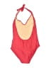 J.Crew Color Block Red One Piece Swimsuit Size 10 - photo 2