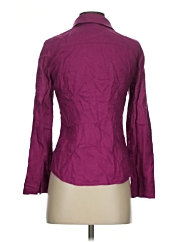 Ellen Tracy Long Sleeve Button-Down Shirt (view 2)