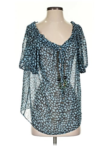 Moda International Short Sleeve Blouse (view 1)