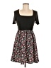 Unbranded Floral Black Casual Dress Size M - photo 1
