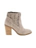 Crown Vintage Gray Tan Ankle Boots Size 7 - photo 1
