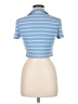 Shein Blue Short Sleeve Polo Size M - photo 2