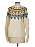 Greylin Chevron-herringbone Ivory Pullover Sweater Size XS - photo 2