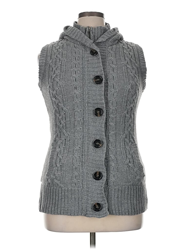 Pre-owned Ci Sono Sweater Vest In Gray