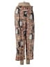 Assorted Brands Print Brown Casual Pants Size S - photo 1
