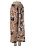 Assorted Brands Print Brown Casual Pants Size S - photo 2