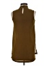 H&M Conscious 100% Polyester Brown Sleeveless Blouse Size 2 - photo 2