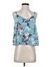 Assorted Brands 100% Polyester Blue Sleeveless Blouse Size S - photo 1
