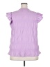 Shein Curve Purple Short Sleeve Blouse Size 20 Plus (4) - photo 2