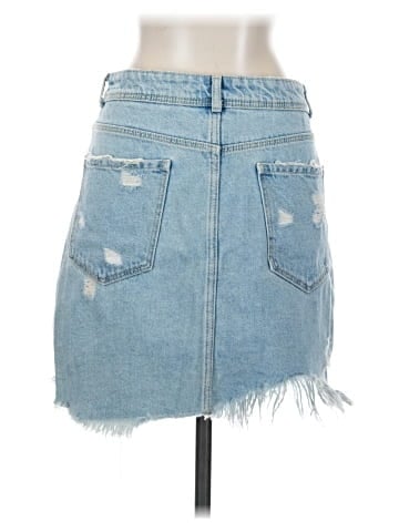 Zara TRF Denim Skirt (view 2)